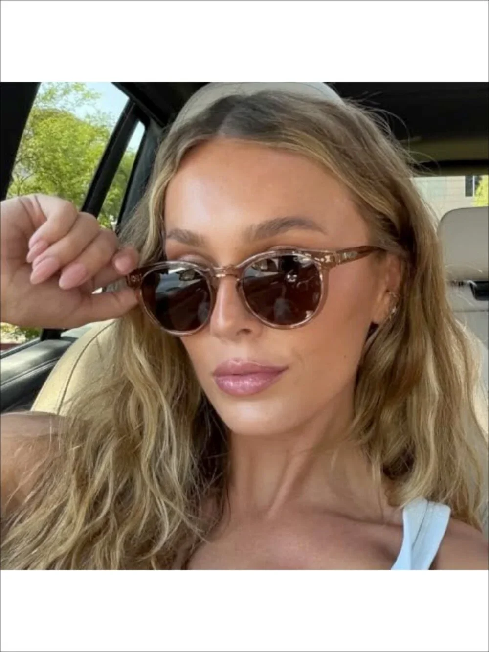 Polarized Round Sunglasses Acetate Frame UV400 Glare-Free Vision